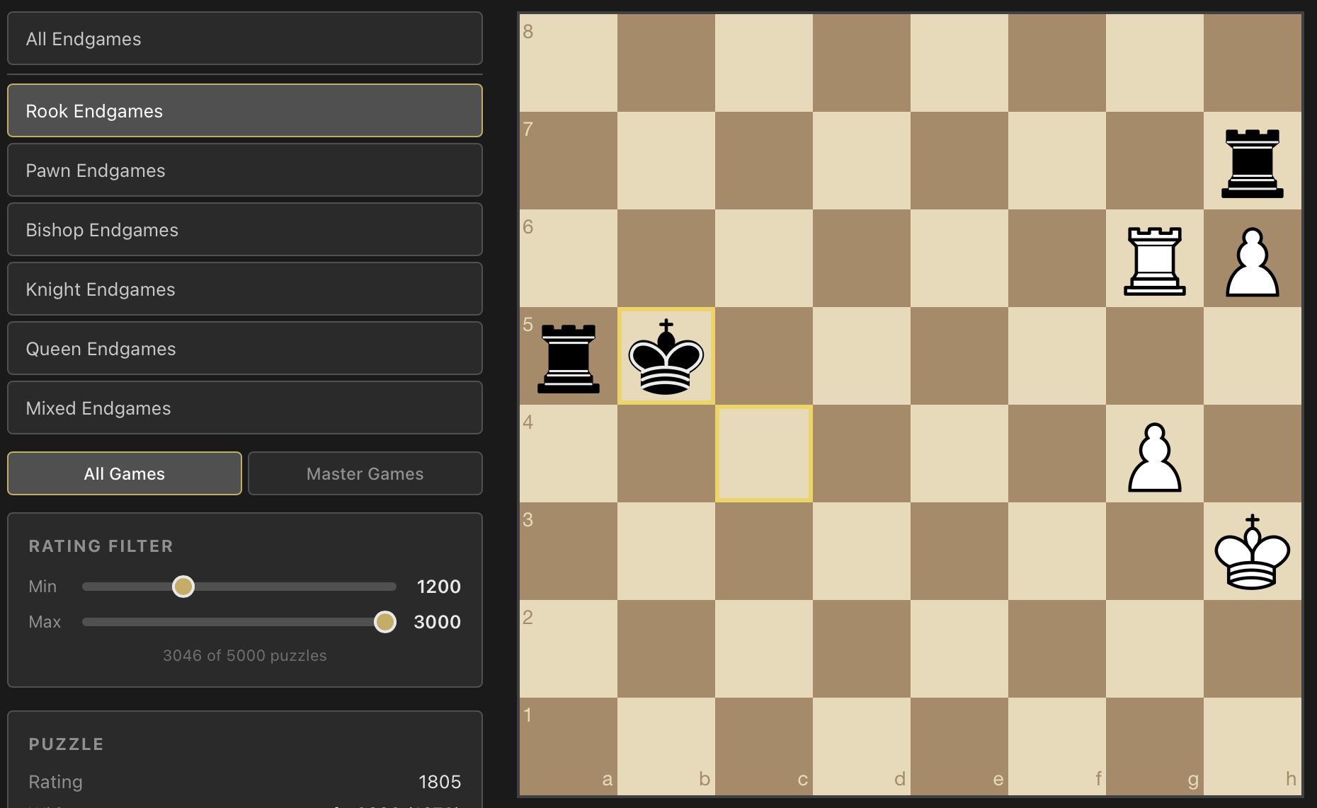 Endgame puzzles